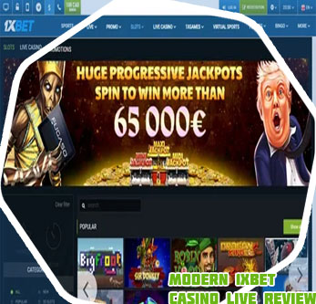 1xbet casino live